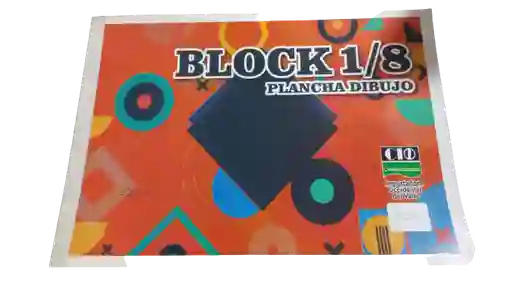 Block 1/8 Plancha Dibujo