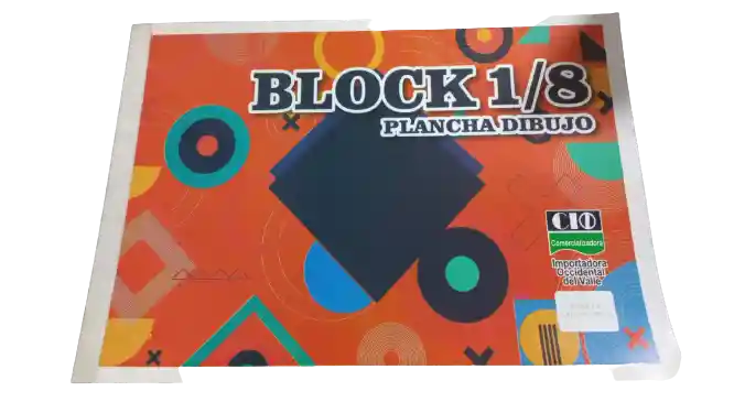 Block 1/8 Plancha Dibujo