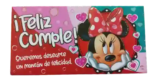 Lluvia De Sobres De Feliz Cumpleaños Minnie