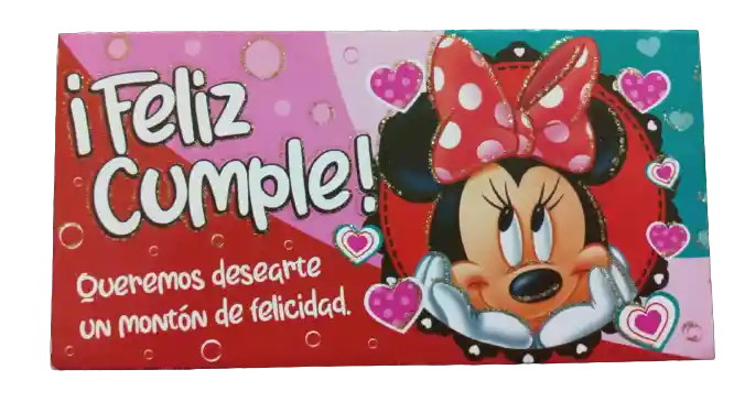 Lluvia De Sobres De Feliz Cumpleaños Minnie