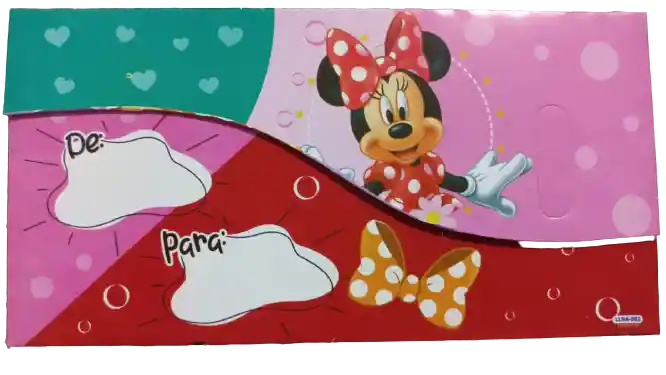 Lluvia De Sobres De Feliz Cumpleaños Minnie