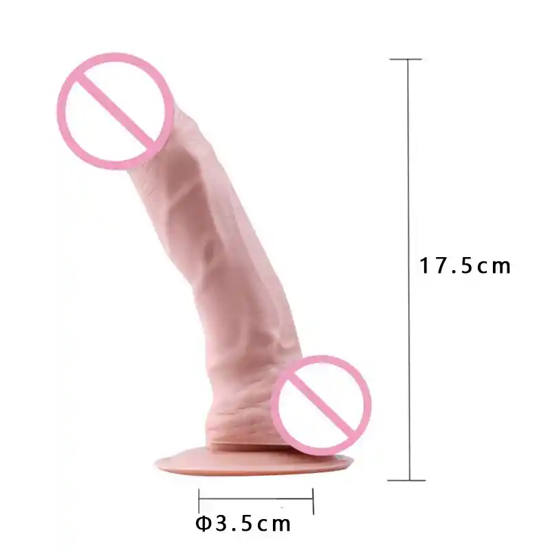 Dildo Piel Blanca Realista