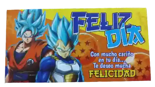 Lluvia De Sobres De Feliz Cumpleaños Dragon Ball