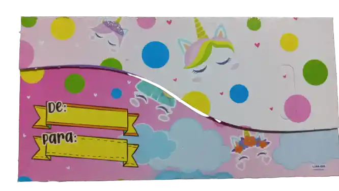 Lluvia De Sobres De Feliz Cumpleaños Unicornio