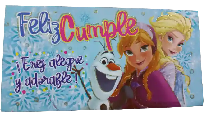 Lluvia De Sobres De Feliz Cumpleaños Frozen