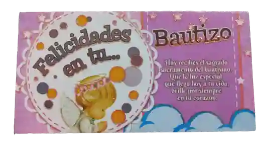 Lluvia De Sobres De Bautizo