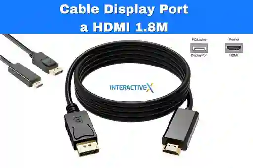 Cable Display Port A Hdmi 1,8m / Cable Displayport A Hdmi
