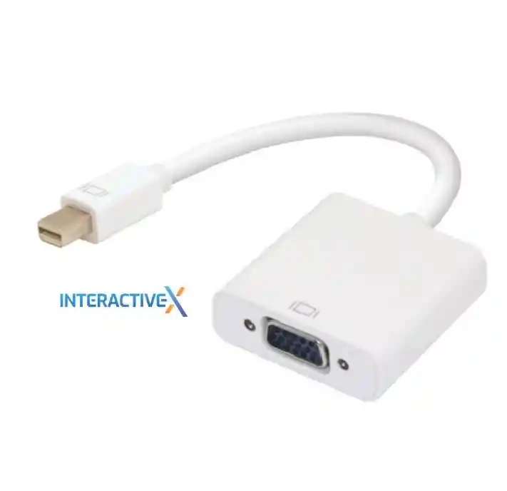 Adaptador Mini Display Port A Vga Mac / Conector Para Macbook Vga / Thunderbolt Vga