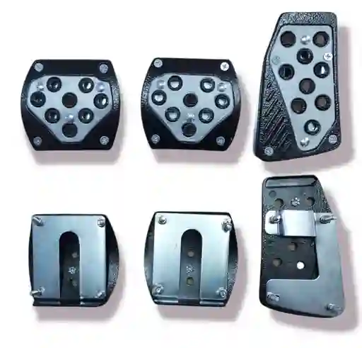 Pedales Antideslizantes Metálico Lujo Tuning Carro X3