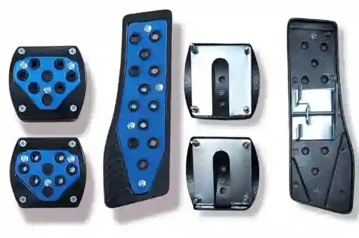 Pedales Antideslizantes Metálicos Lujo Tuning Carro Camion