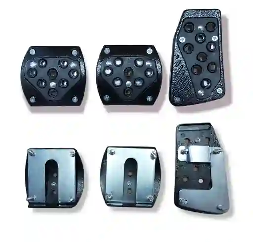 Pedales Antideslizantes Metálico Lujo Tuning Carro X3