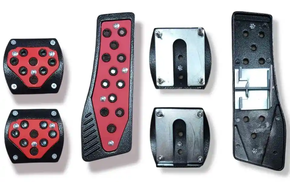 Pedales Antideslizantes Metálicos Lujo Tuning Carro Camion