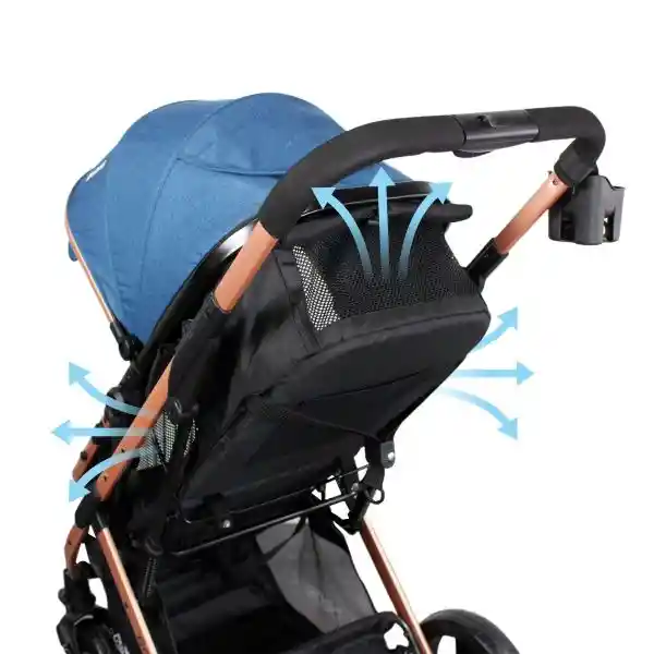 Coche Travel System Gold Lx Blue