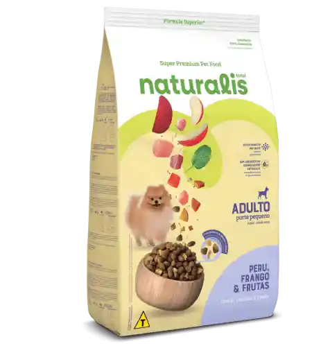 Naturalis Perro Adulto Raza Pequeña Pollo Pavo Y Frutas Naturalis Perros 2.5kg