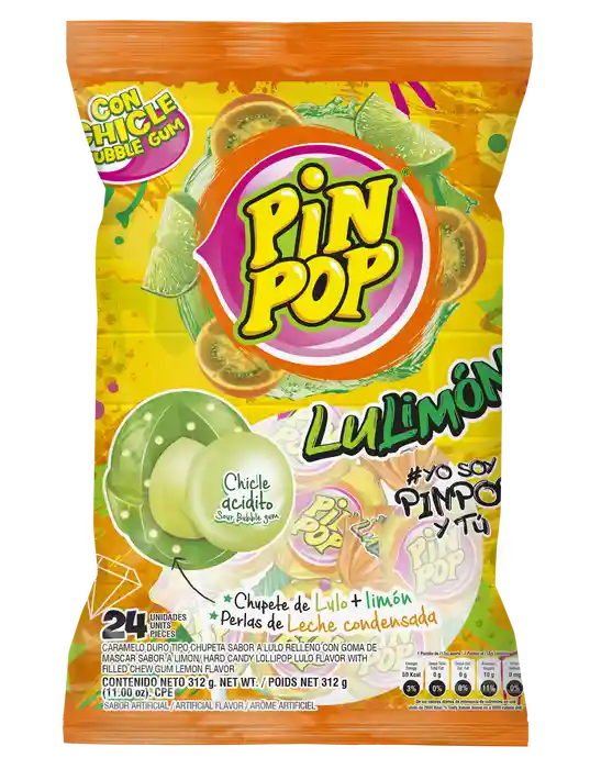 Pinpop Gigante X24unidades Lulimon