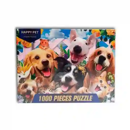 Rompecabezas 1000 Piezas Mascotas Felices