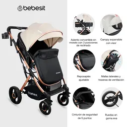 Bebesit Coche Gold Lx Beige