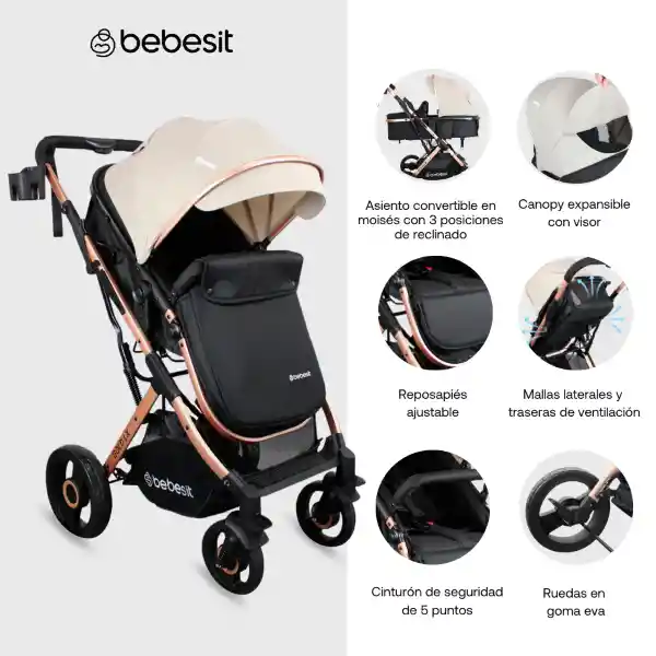 Bebesit Coche Gold Lx Beige