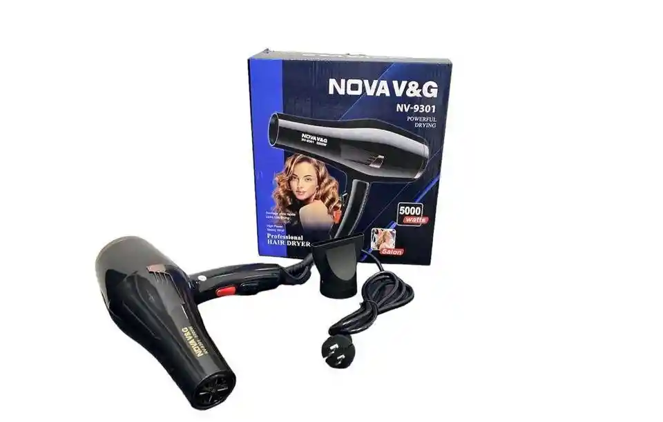 Secador Cabello Profesional Pelo Barberia Iones 5000w Nova 9301