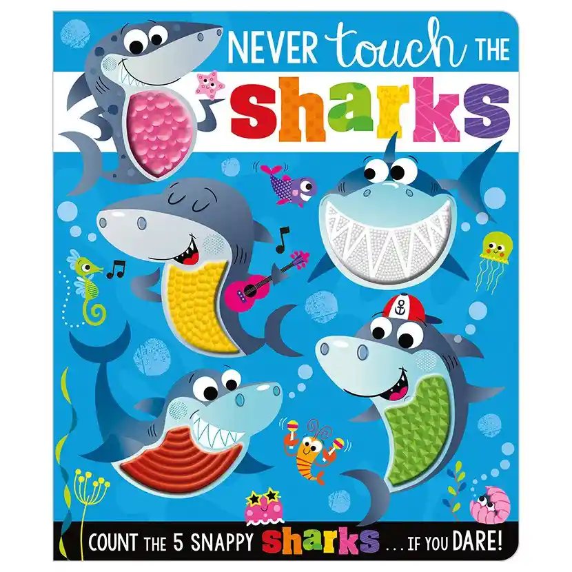 Libro Infantil Nunca Toques A Los Tiburones Sensorial Niños