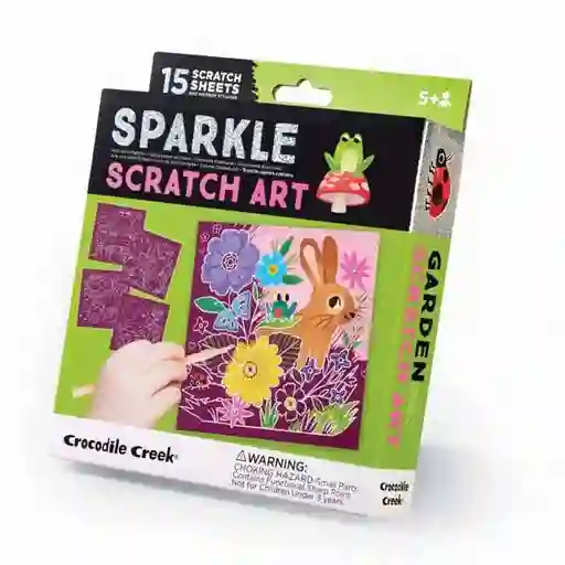 Sparkle Acratch Art Garden