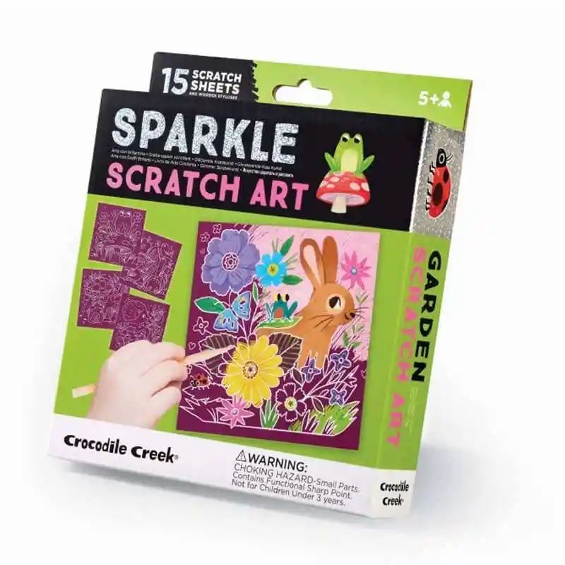 Sparkle Acratch Art Garden