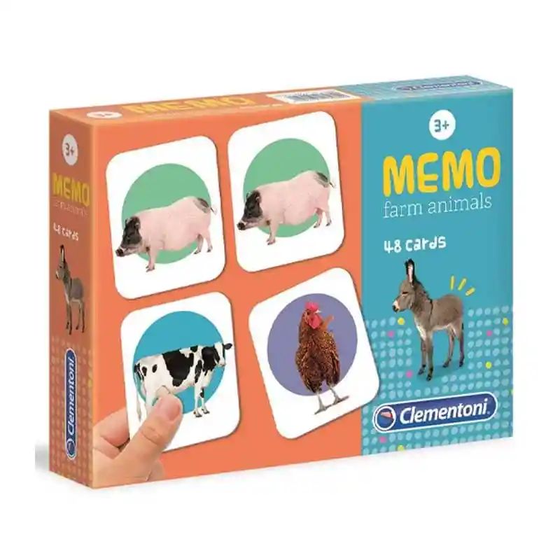 Juego De Memoria Animales De Granja