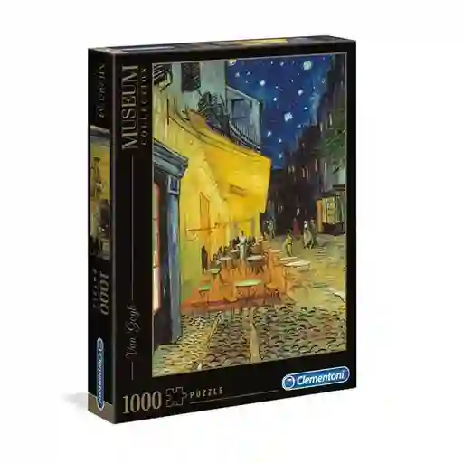 Rompecabezas 1000 Piezas Van Gogh Cafeteria Terraza En La Noche Clementoni