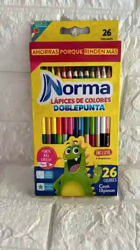 Colores Norma Doble Punta X12