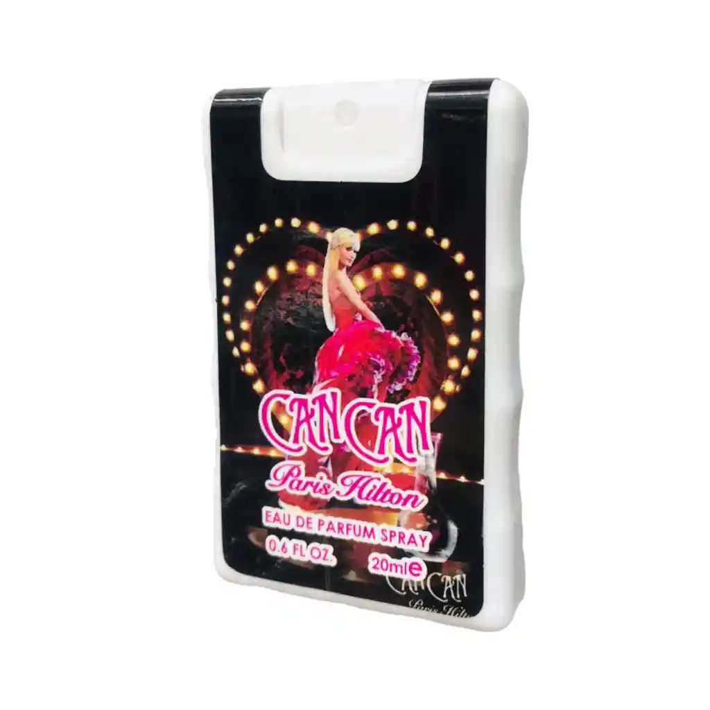  Perfumero Tarjetero Portatil Can Can De PARIS HILTON Para Dama 20 Ml 