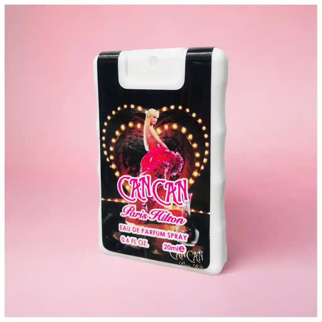  Perfumero Tarjetero Portatil Can Can De PARIS HILTON Para Dama 20 Ml 