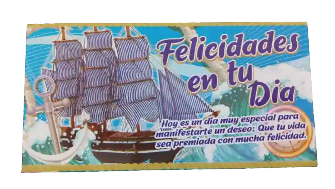 Lluvia De Sobres "felicidades En Tu Dia"