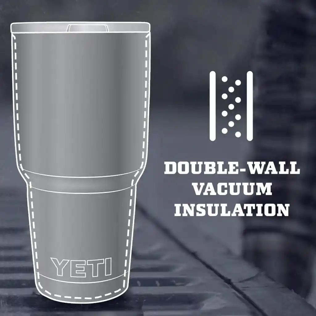 Vaso Yeti De 30 Onzas En Acero Inoxidable Y Tapa Magslider - Celeste