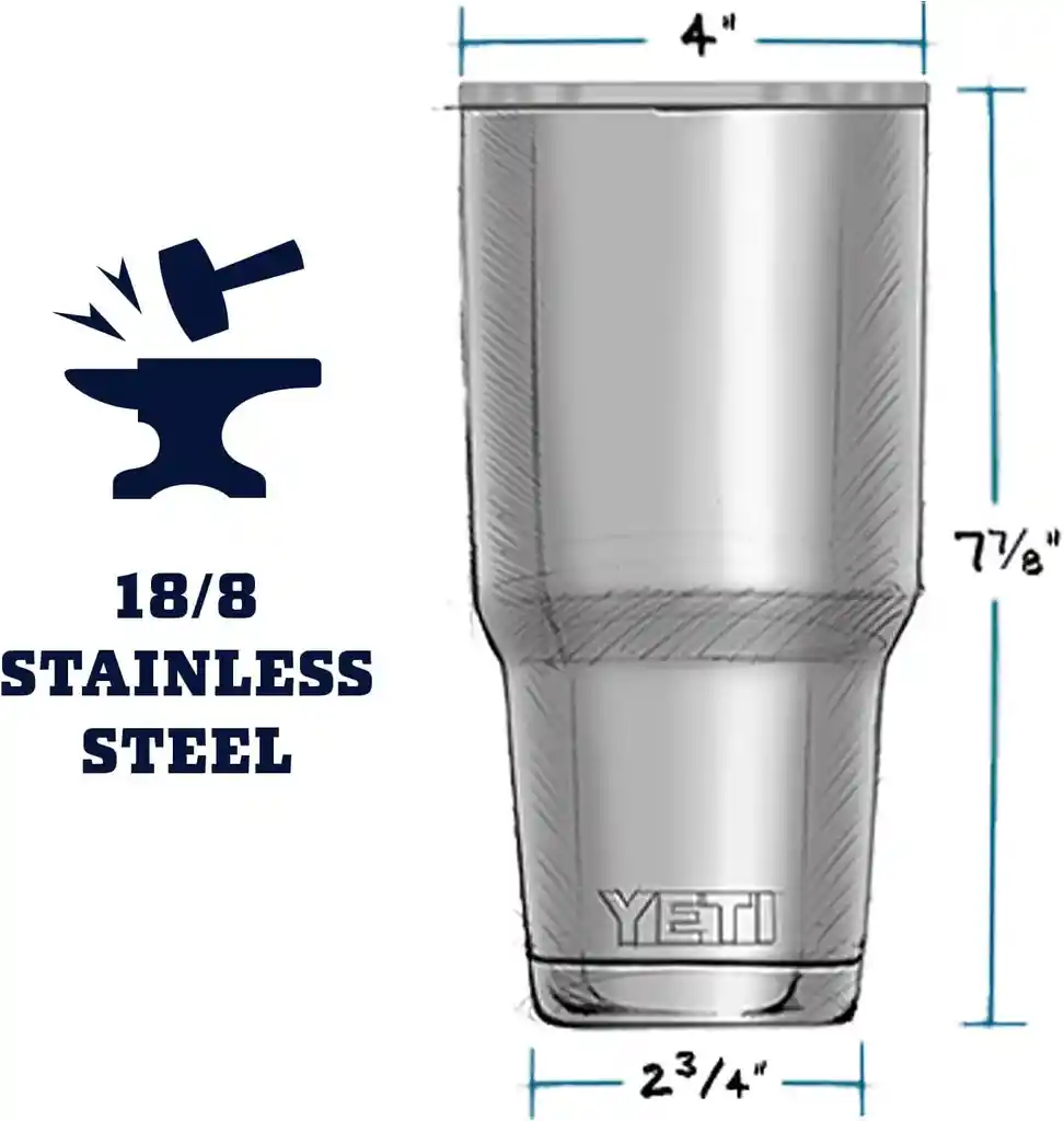 Vaso Yeti De 30 Onzas En Acero Inoxidable Y Tapa Magslider - Verde