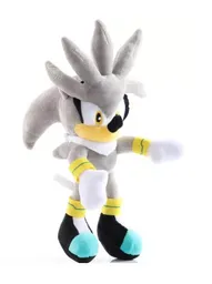 Peluche Muñeco Sonic Silver 42cm Gris Alto Felpa Suave