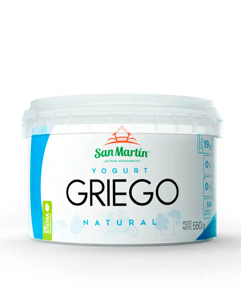 Yogurt Griego Natural San Martin 550 Gr