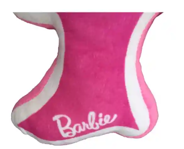 Cojin Rosado Barbie 30cm Decoración Suave Regalo Niñas