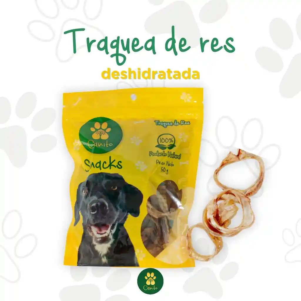 Canito Snacks Traquea De Res 70g