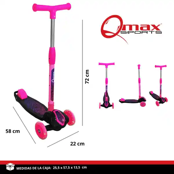 Tri Scooter Qmax Pink