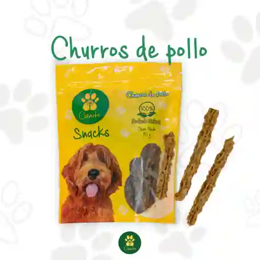 Canito Snacks Churros De Pollo 70g