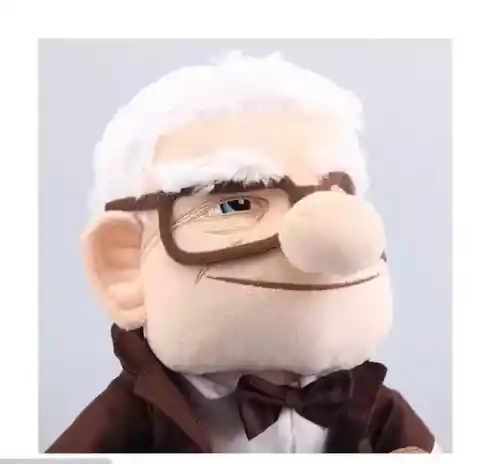 Muñeco Peluche Abuelito Carl Fredricksen Up 30cm Antialérgic