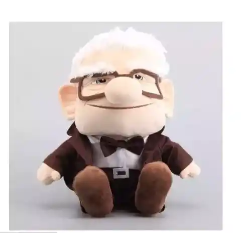 Muñeco Peluche Abuelito Carl Fredricksen Up 30cm Antialérgic