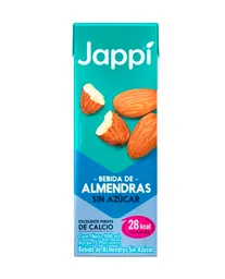 Leche De Almendra Sin Azúcar Jappi 900 Ml