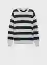 Suéter Jersey Stripes Navy Talla 20 Teen Niños Mango