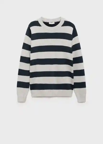 Suéter Jersey Stripes Navy Talla 20 Teen Niños Mango