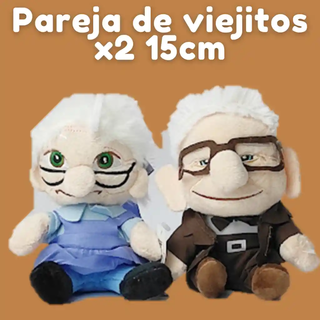 Peluche Pareja Viejitos X2