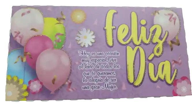 Lluvia De Sobres "feliz Dia"