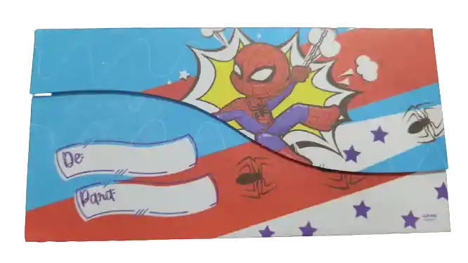 Lluvia De Sobres "feliz Dia Spiderman"