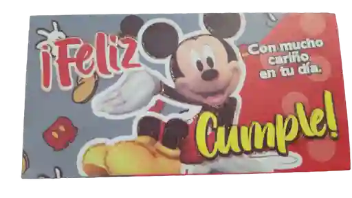 Lluvia De Sobres "feliz Cumpleaños Mickye Mouse"