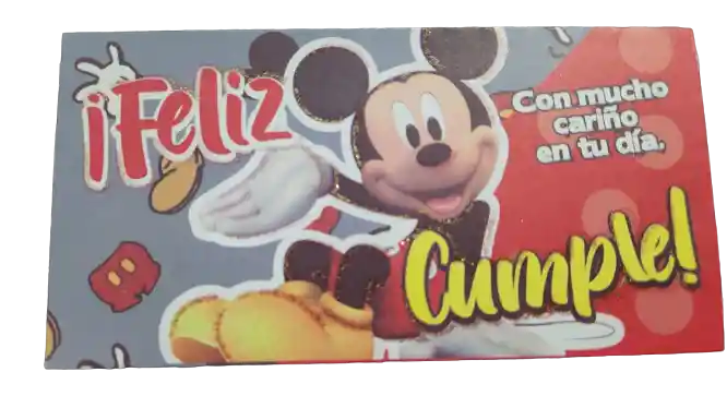 Lluvia De Sobres "feliz Cumpleaños Mickye Mouse"